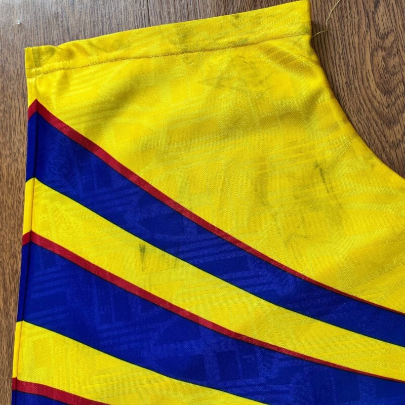 1996 - 1997 SWEDEN HOME SHIRT #7 (LARSSON) - Image 3