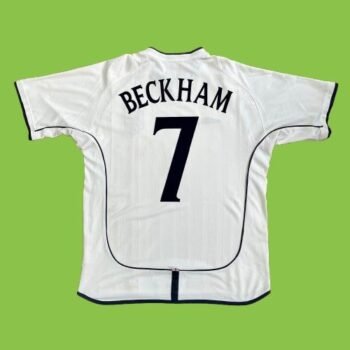 2002 - 03 ENGLAND HOME SHIRT BECKHAM