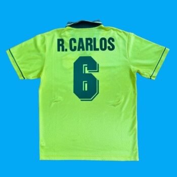 1994 - 95 BRAZIL HOME SHIRT ROBERTO CARLOS