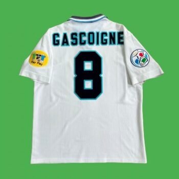 1996  ENGLAND HOME SHIRT GASCOIGNE
