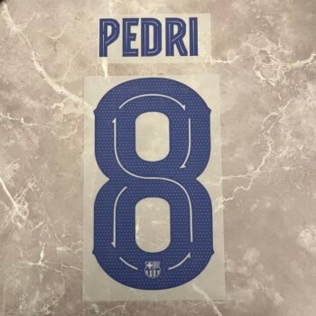 2024 - 25 BARCELONA THIRD CUP NAMESET PEDRI