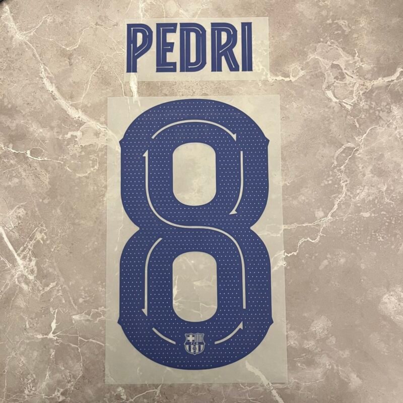 2024 - 25 BARCELONA THIRD CUP NAMESET PEDRI