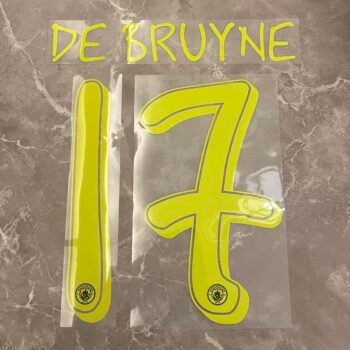 2024 - 25 MANCHESTER CITY AWAY CUP NAMESET DE BRUYNE
