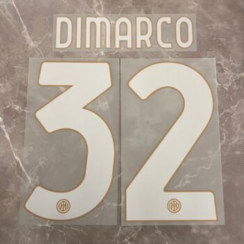2024 - 2025 INTER MILAN HOME NAMESET DI MARCO