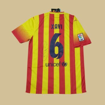 2013 – 14 BARCELONA AWAY SHIRT XAVI