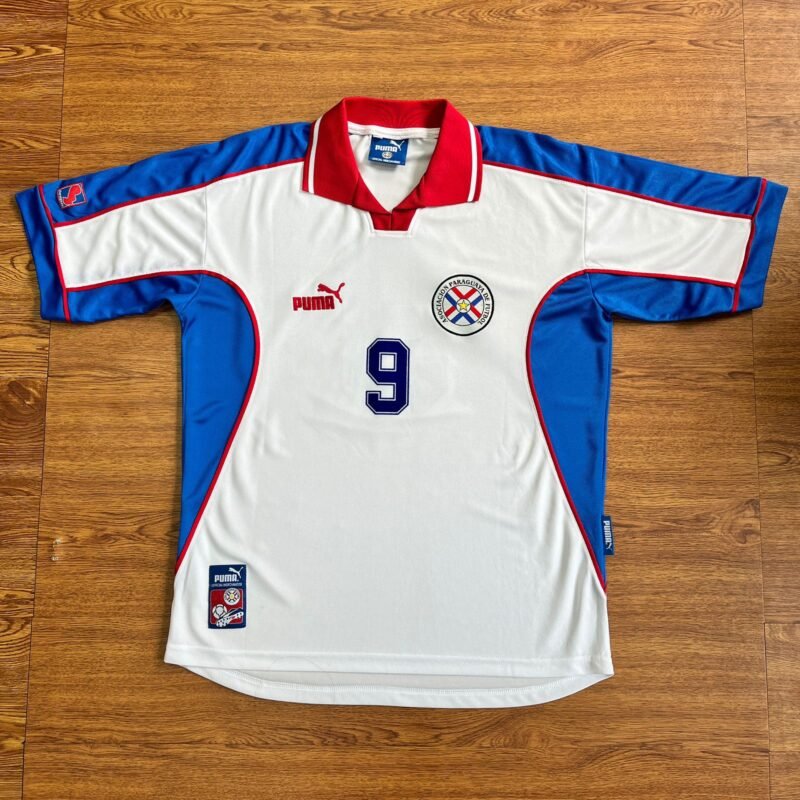 2000 - 01 PARAGUAY HOME SHIRT #9 - Image 2