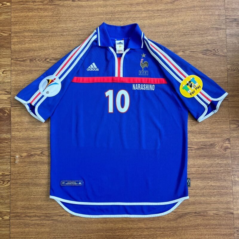 2000 FRANCE HOME SHIRT ZIDANE - Image 2