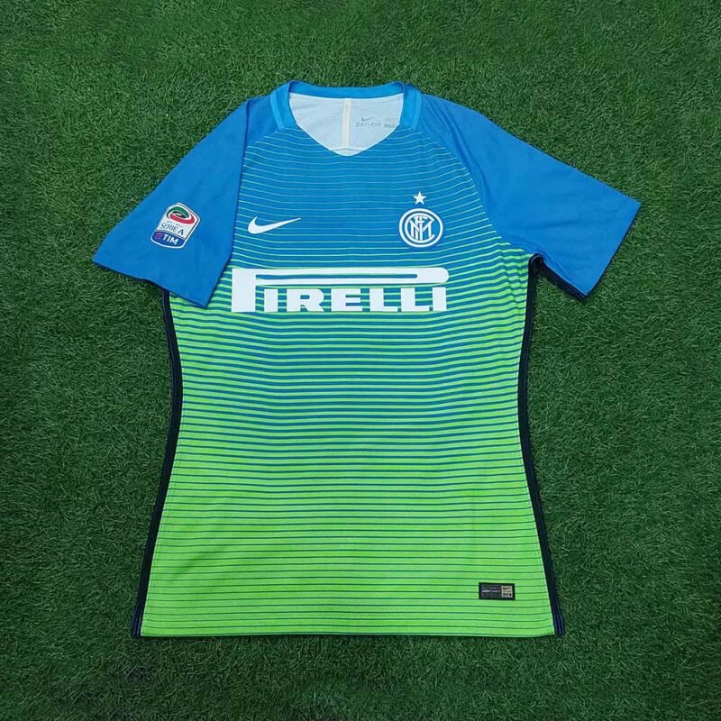 2016 – 17 INTER MILAN THIRD PLAYER ISSUE SHIRT MIRANDA - Image 2