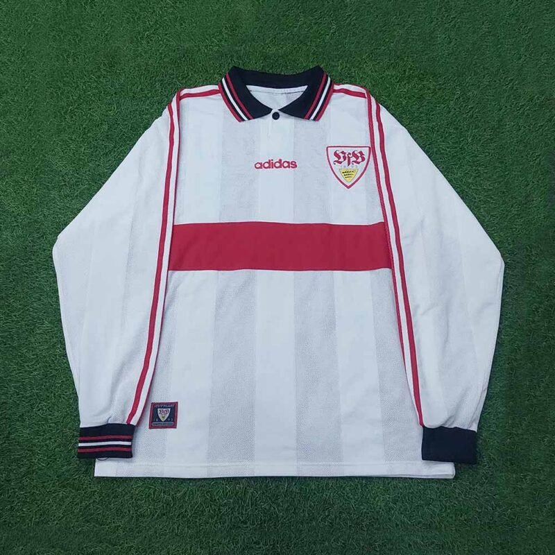 1996 – 97 VFB STUTTGART HOME LS SHIRT ELBER - Image 2