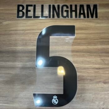2025 - 26 REAL MADRID HOME CUP NAMESET BELLINGHAM