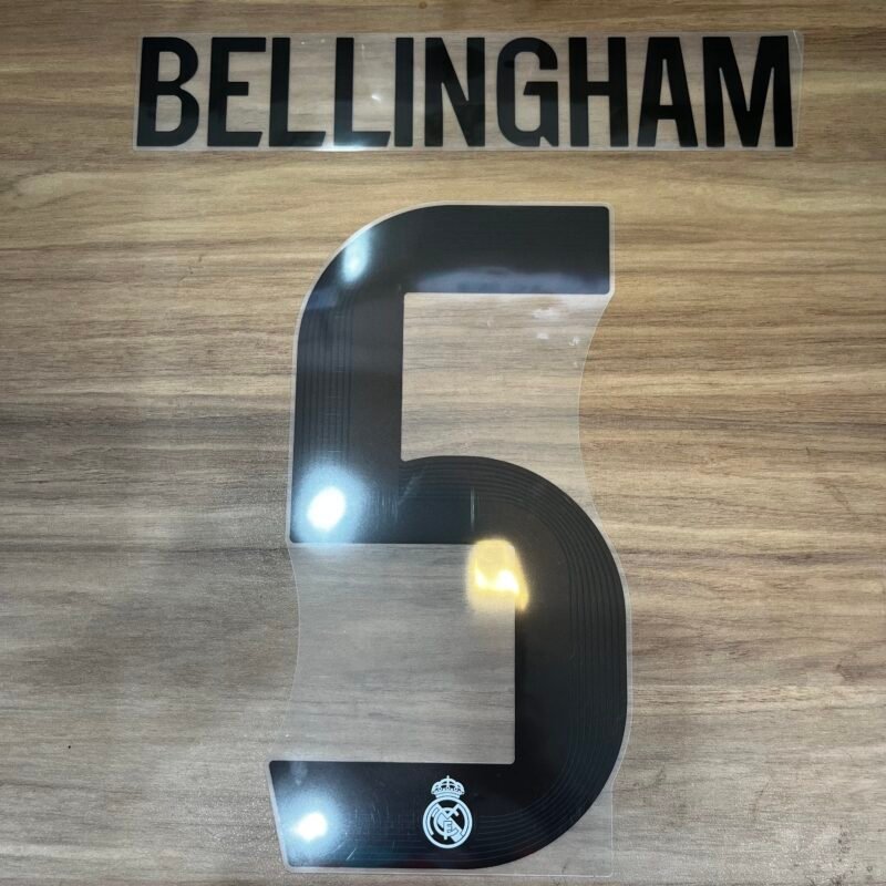 2025 - 26 REAL MADRID HOME CUP NAMESET BELLINGHAM