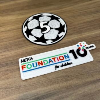 2025 - 26 BARCELONA CHAMPIONS LEAGUE 5 STARBALL + FOUNDATION PATCH