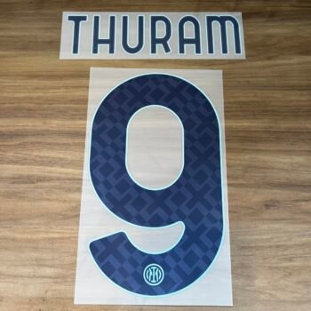 2025 - 26 INTER MILAN AWAY NAMESET THURAM