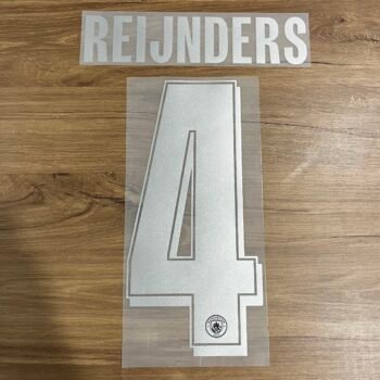 2025 - 26 MANCHESTER CITY AWAY CUP NAMESET REIJNDERS
