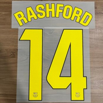 2025 - 26 BARCELONA HOME LIGA NAMESET RASHFORD