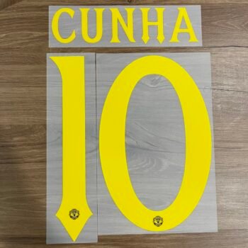 2025 - 26 MANCHESTER UNITED THIRD CUP NAMESET CUNHA