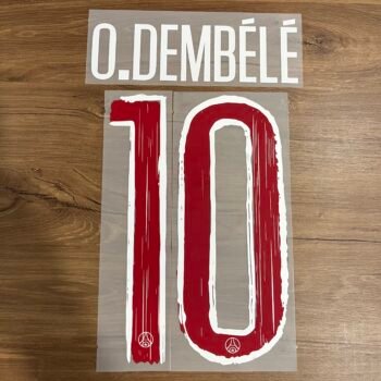 2024 - 25 PARIS ST GERMAIN HOME CUP NAMESET DEMBELE