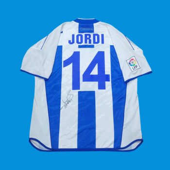 2002 – 03 DEPORTIVO ALAVÉS SIGNED AUTOGRAPH HOME SIGNED BYJORDI CRUYFF AUTOGRAPH