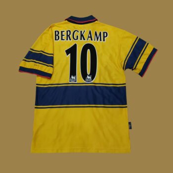 1997 – 99 ARSENAL AWAY SHIRT BERGKAMP