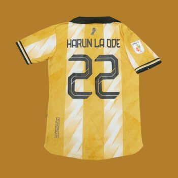 2022 - 23 BEKASI FC HOME MATCH WORN SHIRT HARUN LA ODE