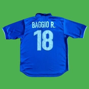 1998 - 99 ITALY HOME SHIRT BAGGIO