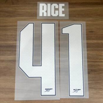 2024 - 26 ARSENAL CUP HOME NAMESET RICE