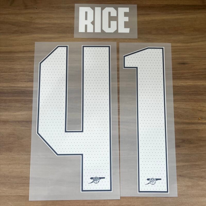2024 - 26 ARSENAL CUP HOME NAMESET RICE