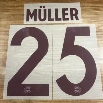 2024 - 25 BAYERN MUNCHEN THIRD NAMESET MULLER