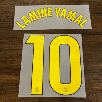 2025 - 26 BARCELONA HOME LIGA NAMESET LAMINE YAMAL