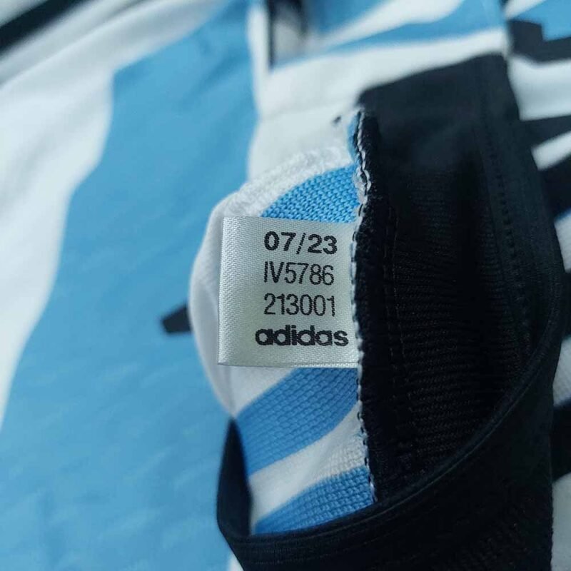 2023 ARGENTINA HOME AUTHENTIC HEATRDY P2R SHIRT MESSI - Image 5