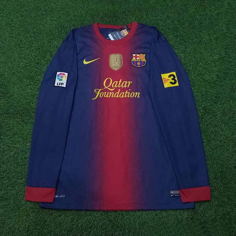 2012 – 13 BARCELONA HOME LS SHIRT MESSI - Image 2