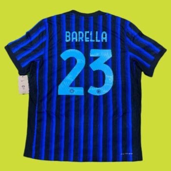 2025 - 26 INTER MILAN HOME PLAYER  AUTHENTIC ADV SHIRT BARELLA