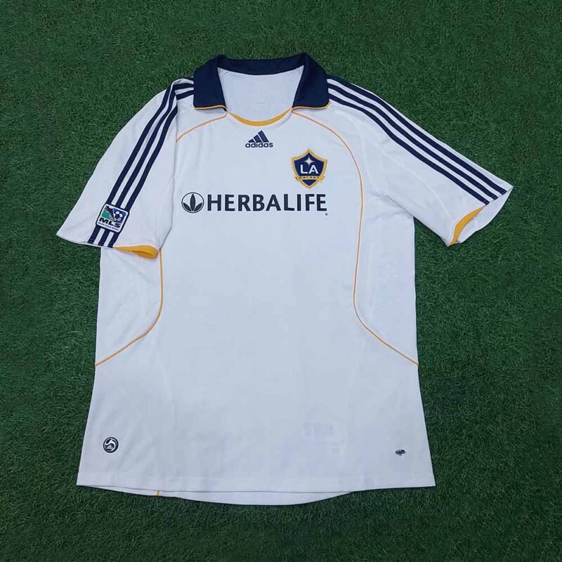2008 – 09 LA GALAXY HOME SHIRT BECKHAM - Image 2