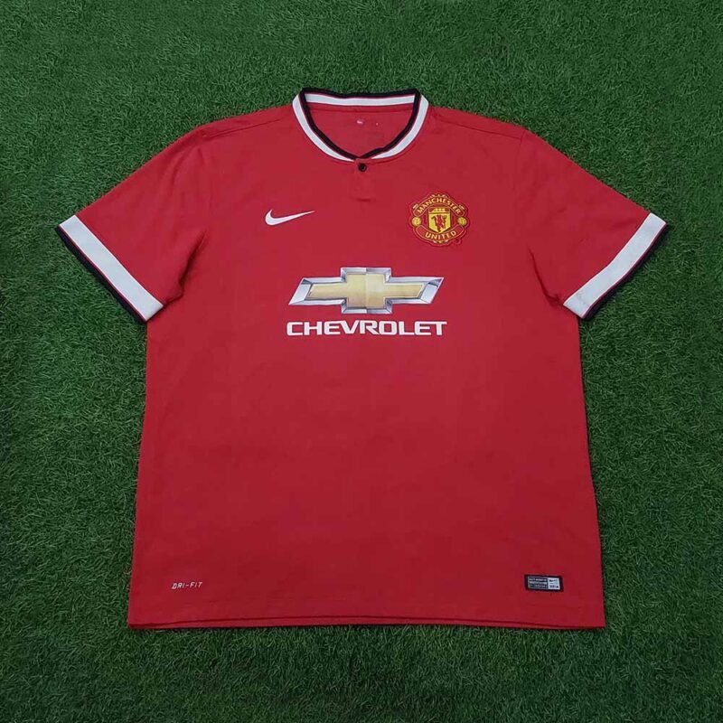 2014 – 15 MANCHESTER UNITED HOME SHIRT MATA - Image 2