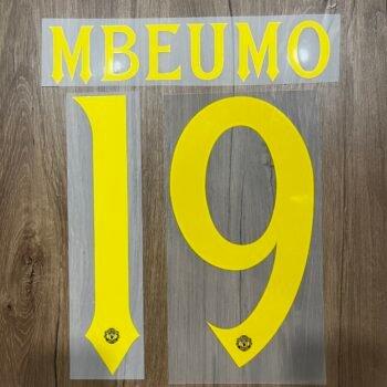 2025 - 26 MANCHESTER UNITED THIRD CUP NAMESET MBEUMO
