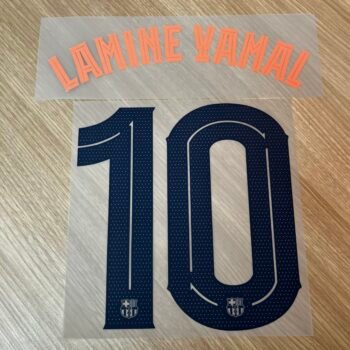 2025 - 26 BARCELONA THIRD CUP NAMESET LAMINE YAMAL