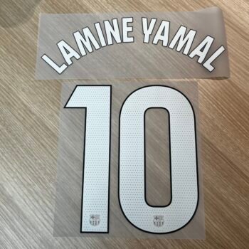 2025 - 26 BARCELONA THIRD LIGA NAMESET LAMINE YAMAL