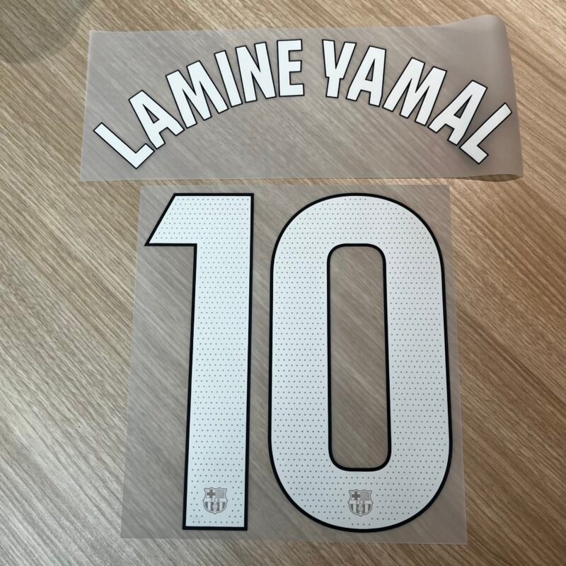 2025 - 26 BARCELONA THIRD LIGA NAMESET LAMINE YAMAL
