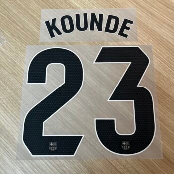 2025 - 26 BARCELONA AWAY LIGA NAMESET KOUNDE
