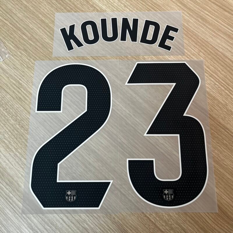 2025 - 26 BARCELONA AWAY LIGA NAMESET KOUNDE