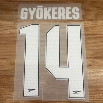 2025 - 26 ARSENAL HOME CUP NAMESET GYOKERES
