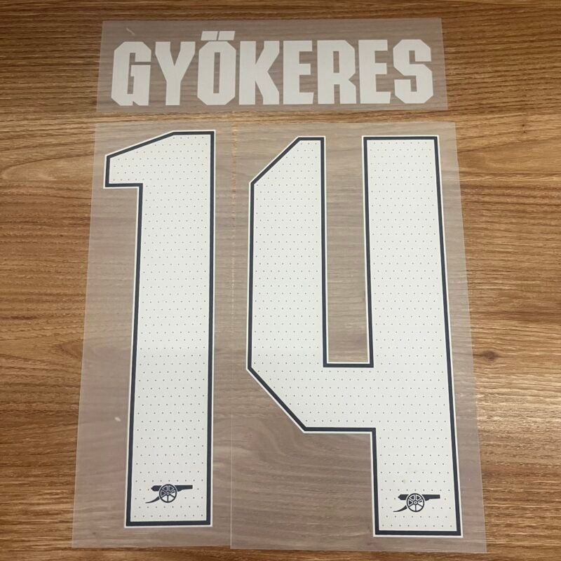 2025 - 26 ARSENAL HOME CUP NAMESET GYOKERES