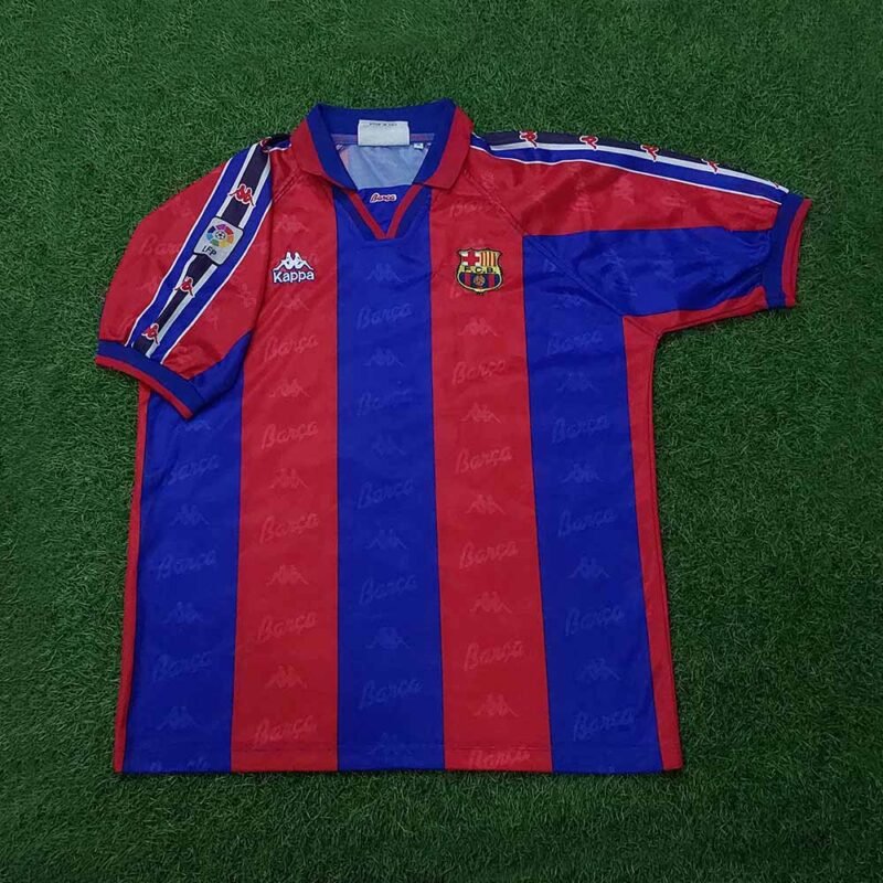 1996 – 97 BARCELONA HOME PLAYER ISSUE SHIRT RONALDO - Image 2