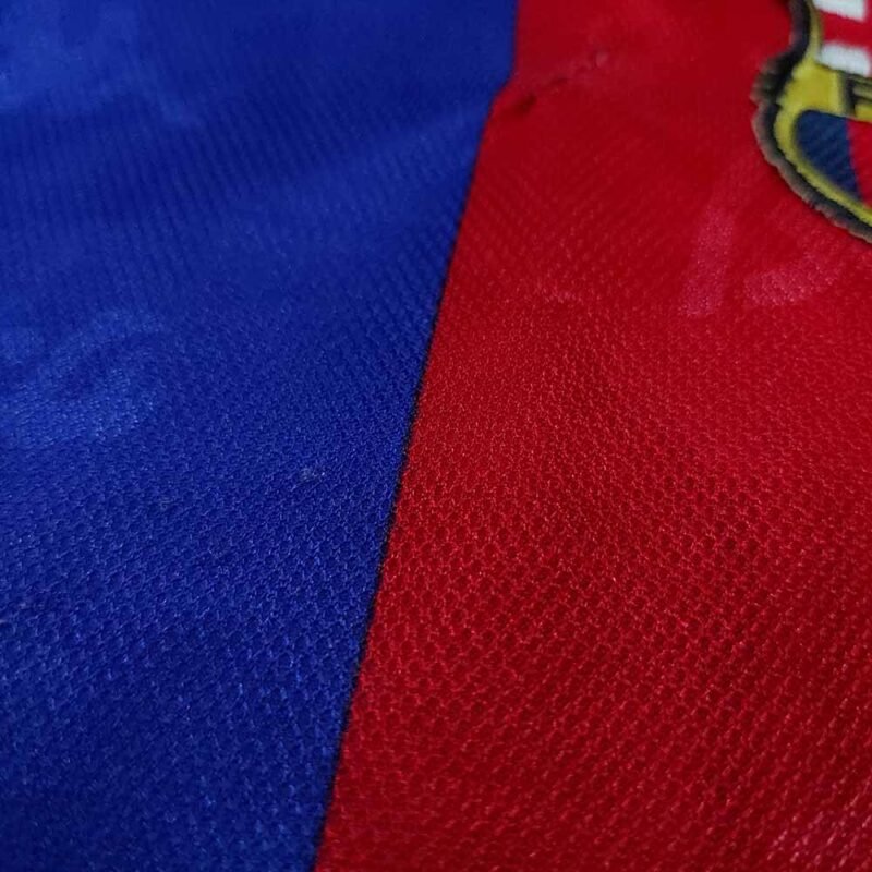 1996 – 97 BARCELONA HOME PLAYER ISSUE SHIRT RONALDO - Image 6