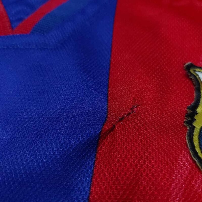 1996 – 97 BARCELONA HOME PLAYER ISSUE SHIRT RONALDO - Image 5