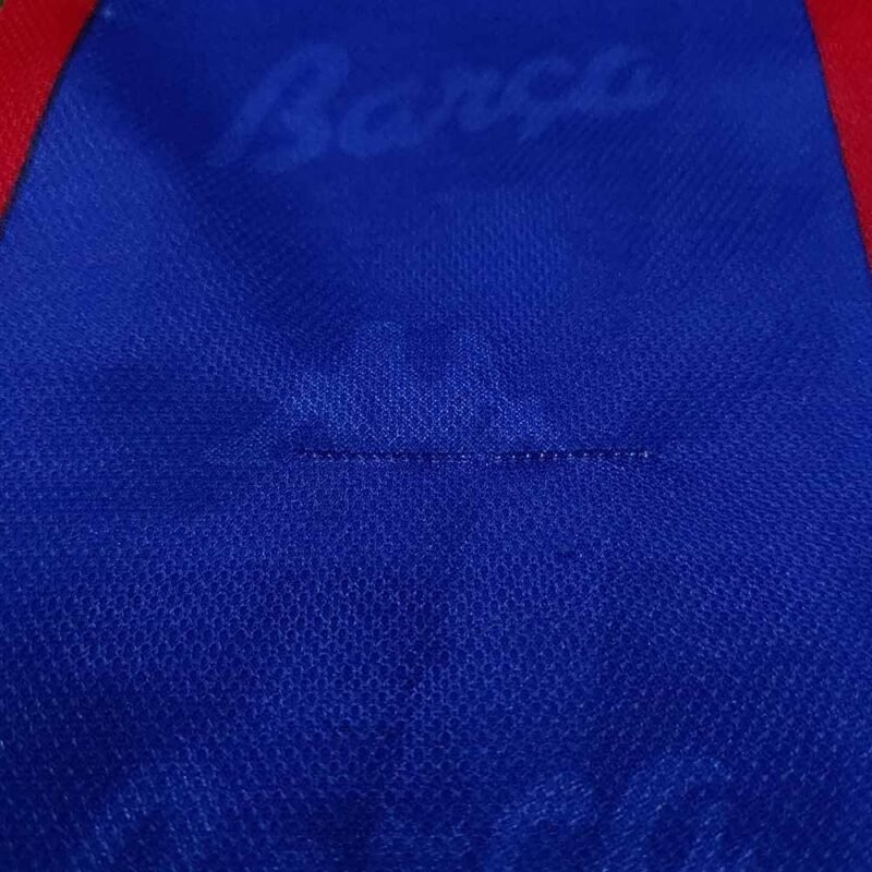 1996 – 97 BARCELONA HOME PLAYER ISSUE SHIRT RONALDO - Image 3