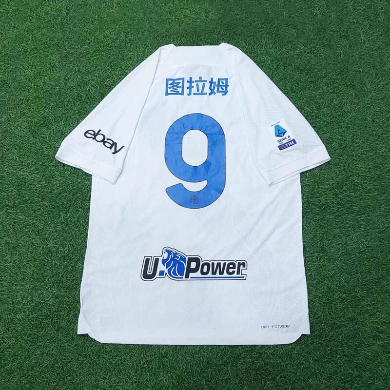 2023 – 24 INTER MILAN AWAY AUTHENTIC DRI-FIT ADV P2R SHIRT THURAM + SHORTS & SOCKS - Image 3