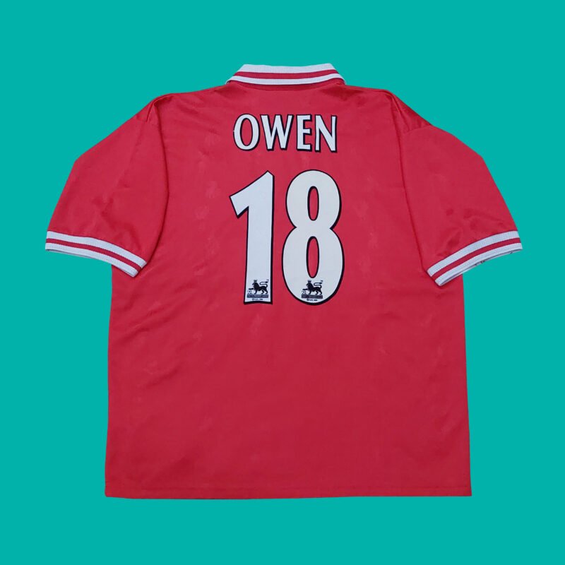 1997 – 98 LIVERPOOL HOME SHIRT OWEN
