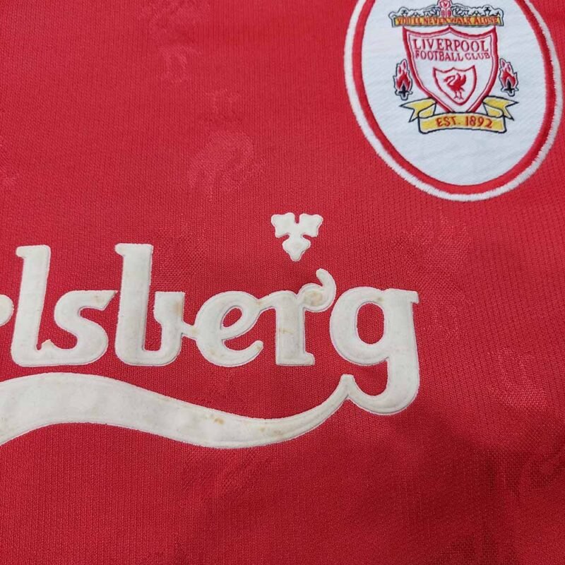 1997 – 98 LIVERPOOL HOME SHIRT OWEN - Image 4