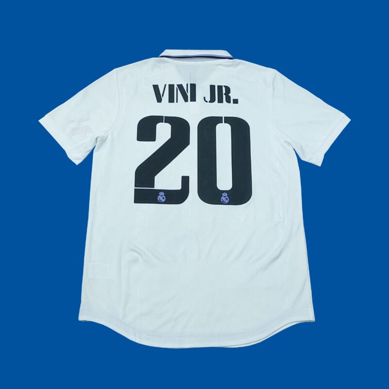 2022 – 23 REAL MADRID HOME AUTHENTIC HEATRDY P2R SHIRT VINI JR